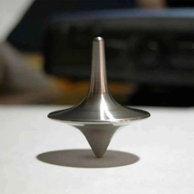 Metal Gyro Inception Version Silver Spinning Top - Accurate Movie Totem Print apda7a08