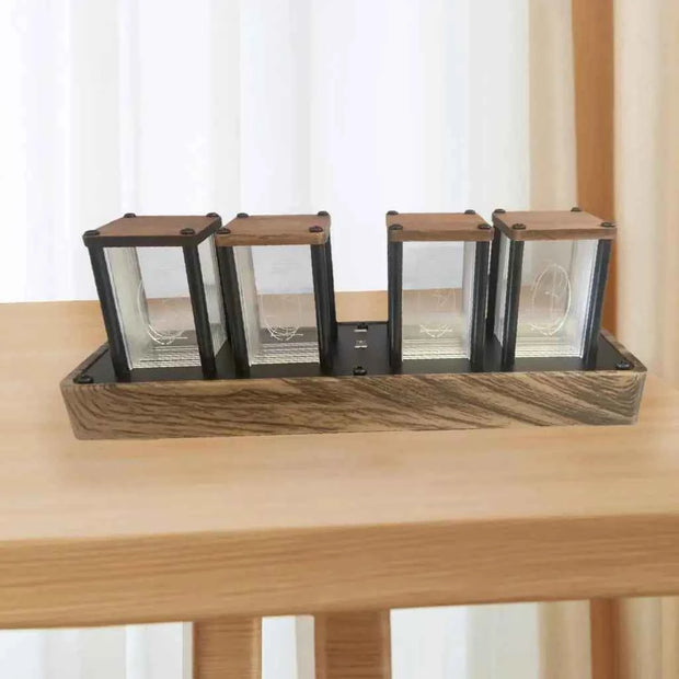 colorful nixie tube clock