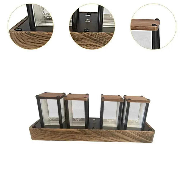 colorful nixie tube clock