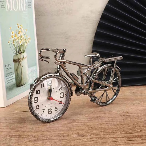 vintage bicycle alarm clock