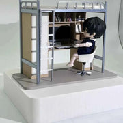 university dormitory bed model