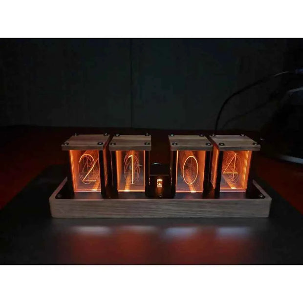colorful nixie tube clock