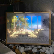 LED Mood Lamp Wall Art - 3 Color Change Modes Romantic Decorative Night Light for Bedroom, Living Room, and Parties