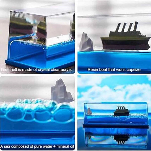 Titanic Pirate Ship Desk Decoration