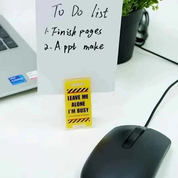 Acrylic Desk Sign Humor